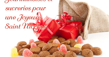 Aperçu de la carte : Gourmandises et 
sucreries pour
une Joyeuse 
Saint Nicolas