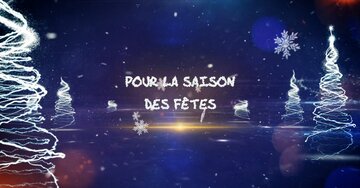 Aperçu de la carte : « Pour la saison des fêtes, nous vous souhaitons beaucoup d'amour, de bonheur, une bonne... »