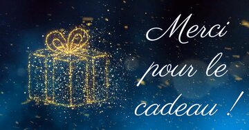 Aperçu de la carte : Merci pour le cadeau.