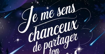 Aperçu de la carte : Je me sens chanceux de partager ton Univers