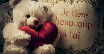 Aperçu de la carte : Je tiens beaucoup à toi