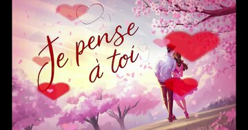 Aperçu de la carte : « Juste une petite pensée pour toi... »