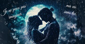 Aperçu de la carte : Je ne peux pas imaginer  ma vie sans toi.