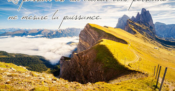 Aperçu de la carte : « La passion est un moteur dont personne... »