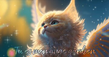 Aperçu de la carte : Tu es mon ange gardien