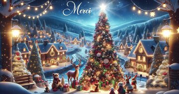 Aperçu de la carte : Merci