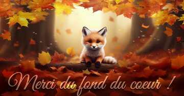 Aperçu de la carte : Merci du fond du coeur !