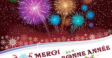 Aperçu de la carte : Merci bonne année