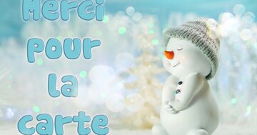 Aperçu de la carte : Merci pour la carte