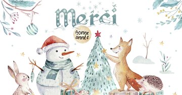 Aperçu de la carte : Merci et bonne année