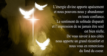 Aperçu de la carte : « De vous savoir à nos côtés nous apporte un grand réconfort et nous vous... »