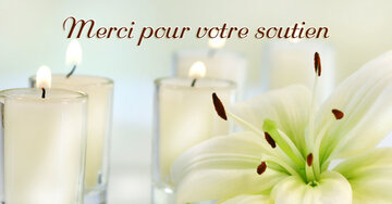 Aperçu de la carte : Merci pour votre soutien