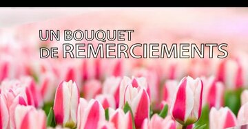 Aperçu de la carte : « Un bouquet de remerciements pour exprimer toute ma gratitude... »