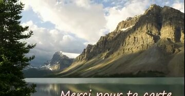 Aperçu de la carte : Merci pour ta carte. Je te souhaite une bonne journée.