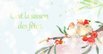 Aperçu de la carte : C'est la saison des fêtes !