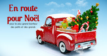Aperçu de la carte : « En route pour Noël pour le bonheur des petits et grands... »
