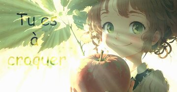 Aperçu de la carte : Tu es à croquer