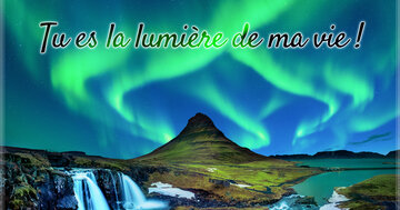 Aperçu de la carte : Tu es la lumière de ma vie !