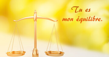 Aperçu de la carte : Tu es mon équilibre.