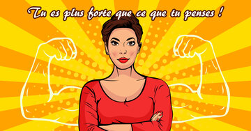 Aperçu de la carte : Tu es plus forte que ce que tu penses !