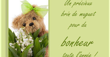 Aperçu de la carte : Un précieux 
brin de muguet 
pour du 
bonheur 
toute l'année !