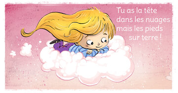 Aperçu de la carte : « Un compliment pour ta personnalité rêveuse et pragmatique... »