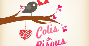 Aperçu de la carte : Colis de bisous