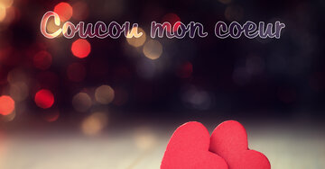 Aperçu de la carte : Coucou mon coeur