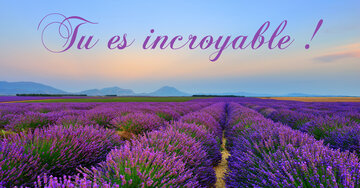 Aperçu de la carte : Tu es incroyable !