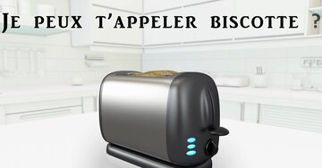 Aperçu de la carte : Je peux t'appeler biscotte ? Parce que tu es craquante !