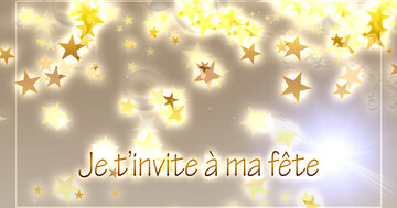 Aperçu de la carte : Je t'invite à ma fête