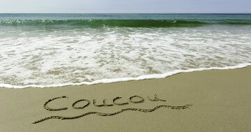 Aperçu de la carte : Coucou marqué dans le sable