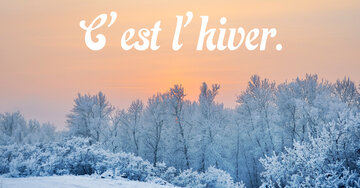 Aperçu de la carte : C'est l'hiver.