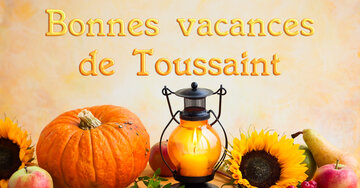 Aperçu de la carte : Bonnes vacances de Toussaint