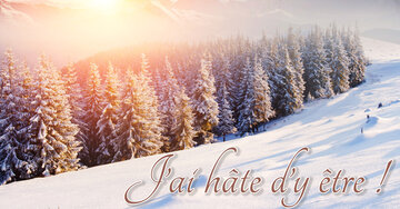 Aperçu de la carte : J'ai hâte d'y être !