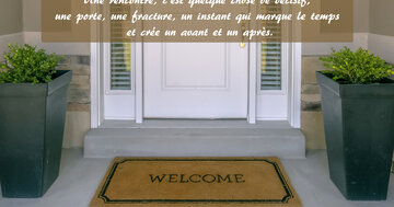 Aperçu de la carte : « Une rencontre, c'est quelque chose de décisif... qui crée un avant et un après... »