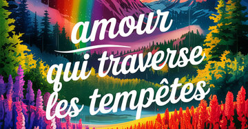 Aperçu de la carte : Félicitations pour cet amour qui traverse les tempêtes