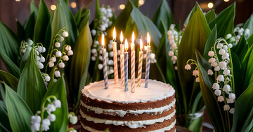 Aperçu de la carte : Un Anniversaire au parfum de muguet, que demander de plus ?