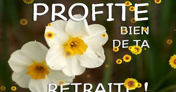 Aperçu de la carte : Profite bien de ta retraite !