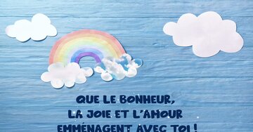 Aperçu de la carte : Que le bonheur, 
la joie et l'amour 
emménagent avec toi !