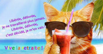 Aperçu de la carte : « Libérée, délivrée, je ne travaillerai plus jamais... »