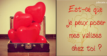 Aperçu de la carte : Est-ce que je peux poser mes valises chez toi ?