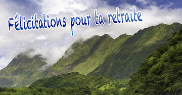 Aperçu de la carte : « Félicitations pour ta retraite ! Il est temps d'aborder les tâches que tu as repoussées... »