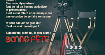 Aperçu de la carte : « Charisme, dynamisme... Pascal est audacieux, professionnel, fêtard et romantique... »