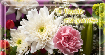 Aperçu de la carte : Tu fleuris ma journée