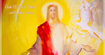 Aperçu de la carte : Que l'Esprit Saint 
soit avec vous.