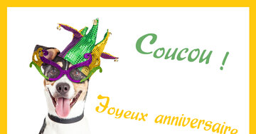 Aperçu de la carte : Coucou, joyeux anniversaire