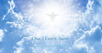 Aperçu de la carte : « Que l'Esprit Saint vous accompagne sur le chemin... »
