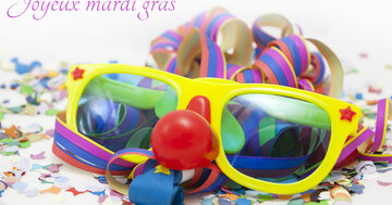 Aperçu de la carte : Joyeux mardi gras