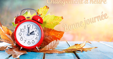Aperçu de la carte : Changement d'heure, bonne journée